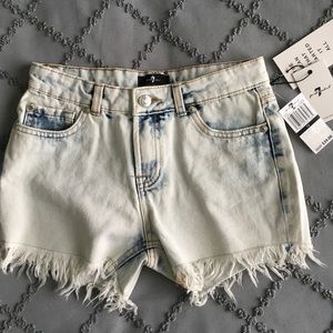 NEW 7 For All Mankind denim shorts, size 12